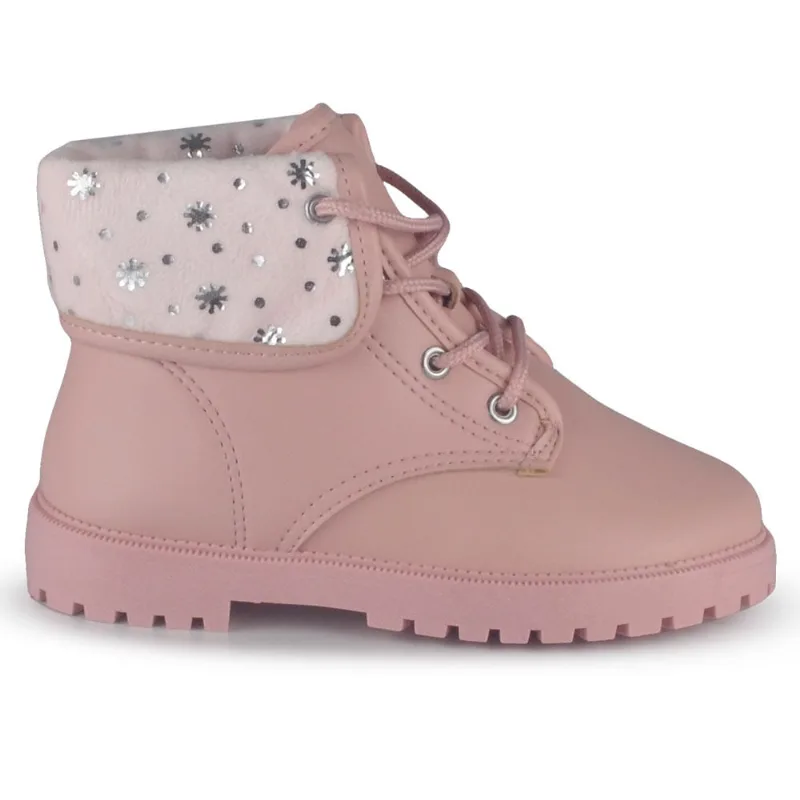Coturno Infantil/Bebê Molekinha Feminino 2126.524 27447 NP ROSA/PRATA 18