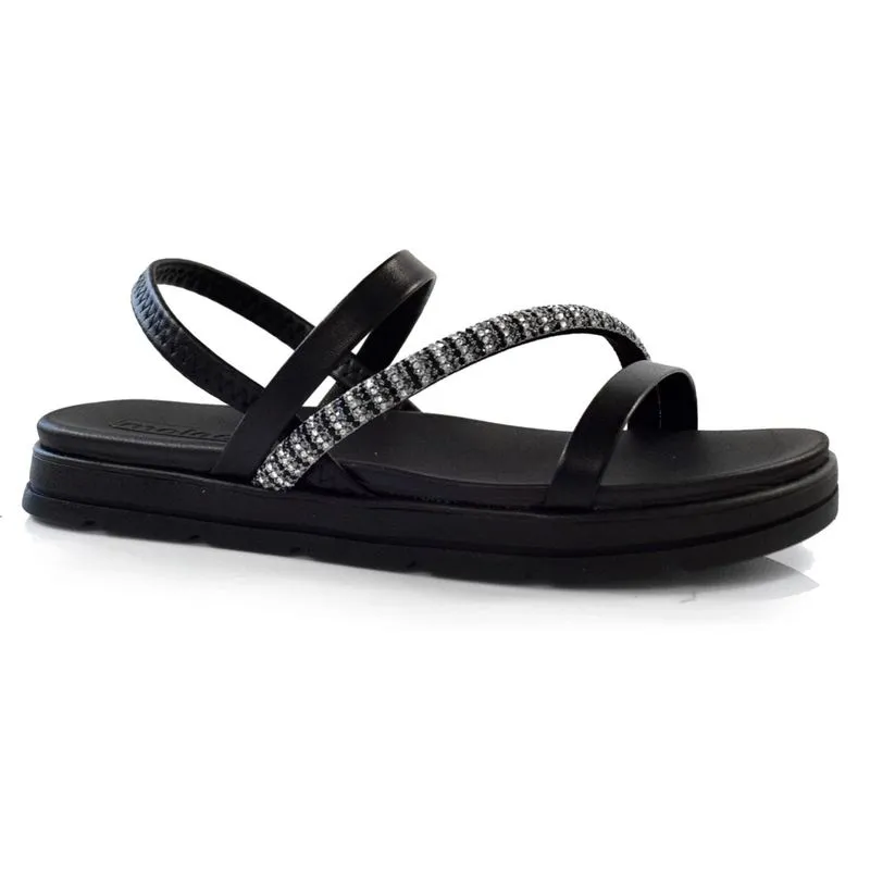 Sandália Flat Feminina Moleca Preto 5490.104.27646 36