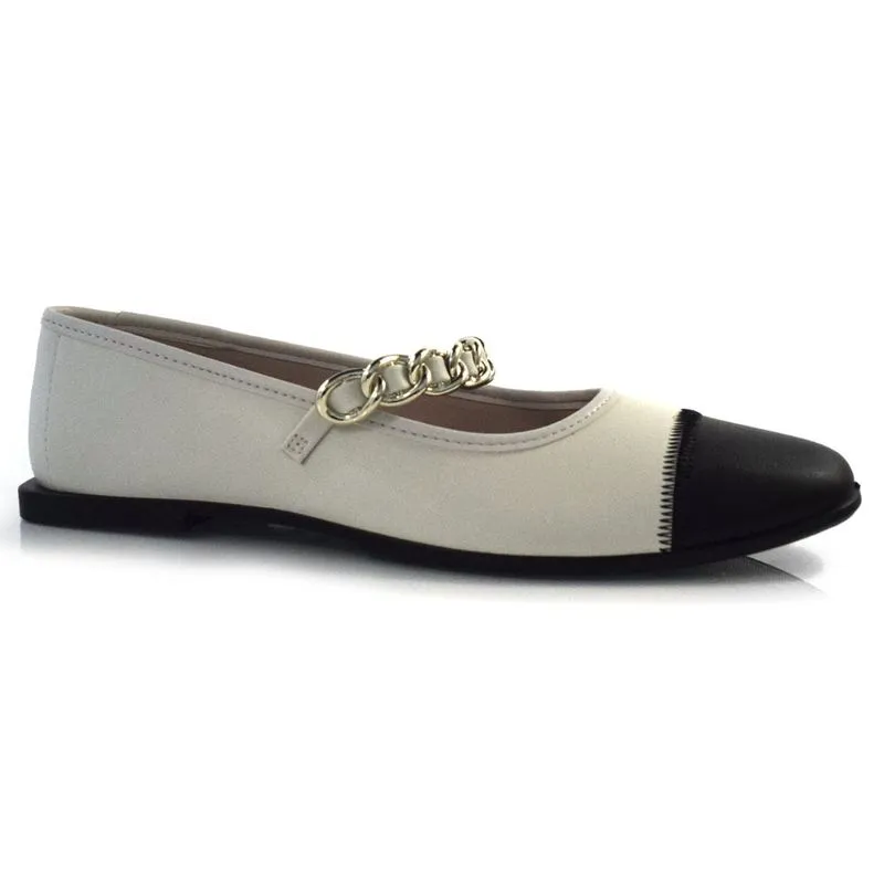 Sapatilha Feminina Moleca Off White 5798.103.7800 35