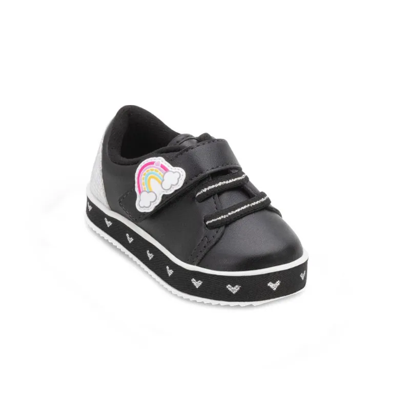 Tênis Casual Molekinha MK24-21316 19 / Preto/Prata