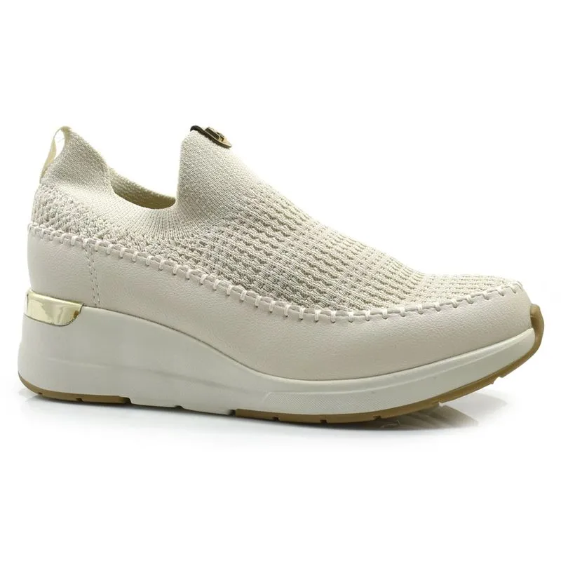 Tênis Anabela Casual Feminino Modare Creme 7394.102.27866 39