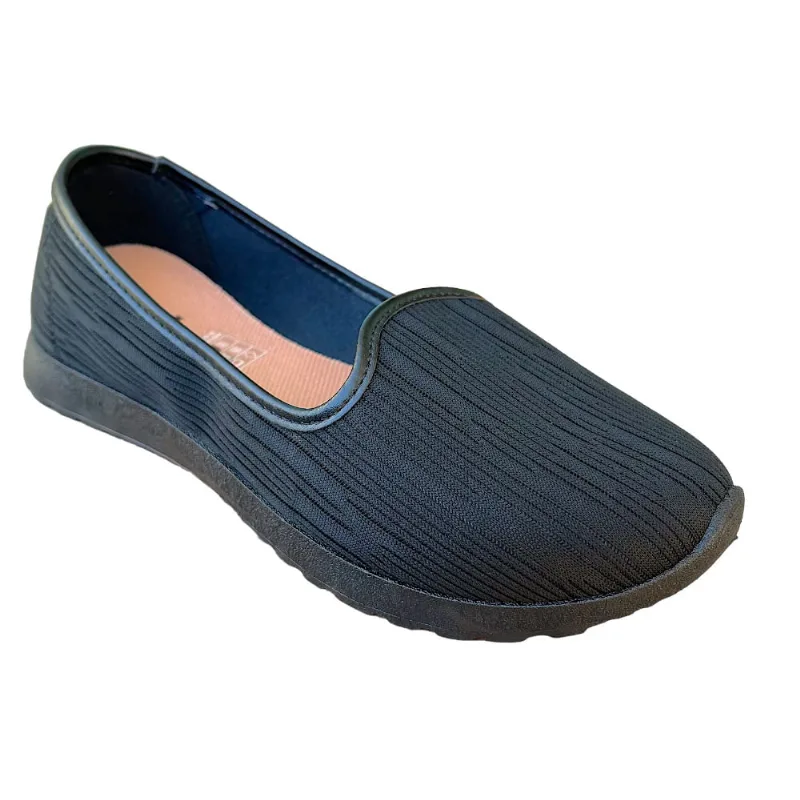 Sapatilha Feminina Moleca Knit Tunisia Preto 5736.124 35 / Preto