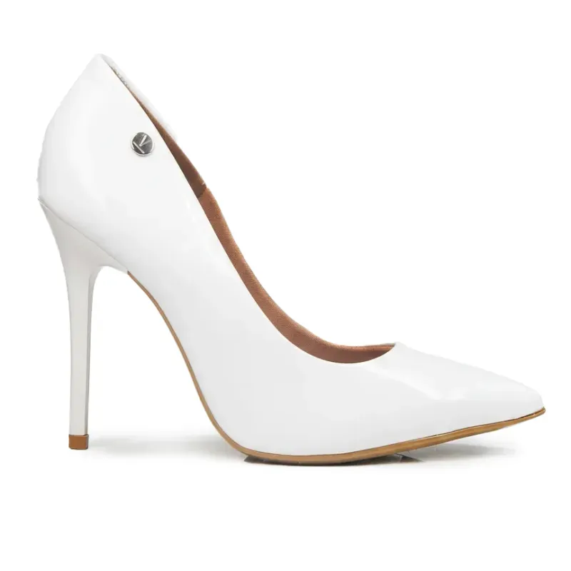 Sapato Vizzano Scarpin Branco Feminino 36