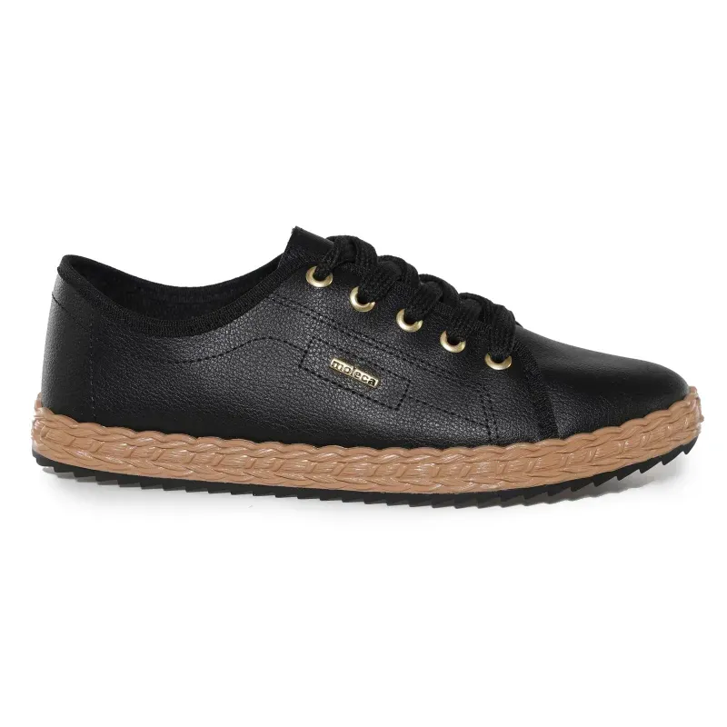 Tênis Moleca Classic Neo Preto Casual 35