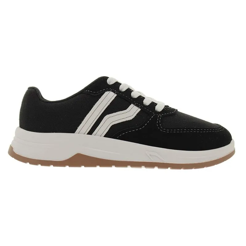 Tênis Casual Molekinho Preto e Branco Juvenil 27