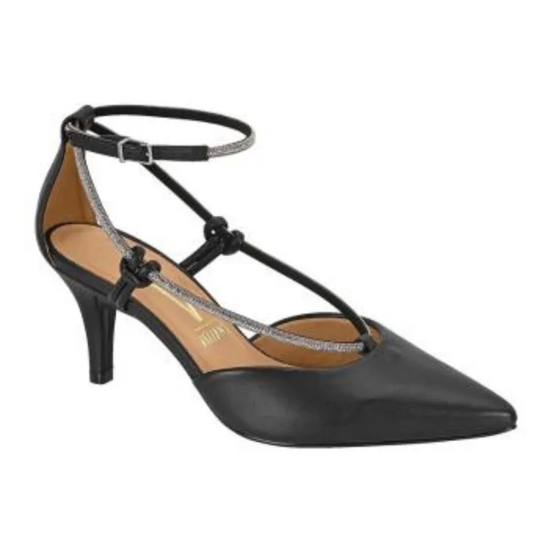 Sapato Feminino Scarpin Aberto Com Brilho Vizzano 1182.1122