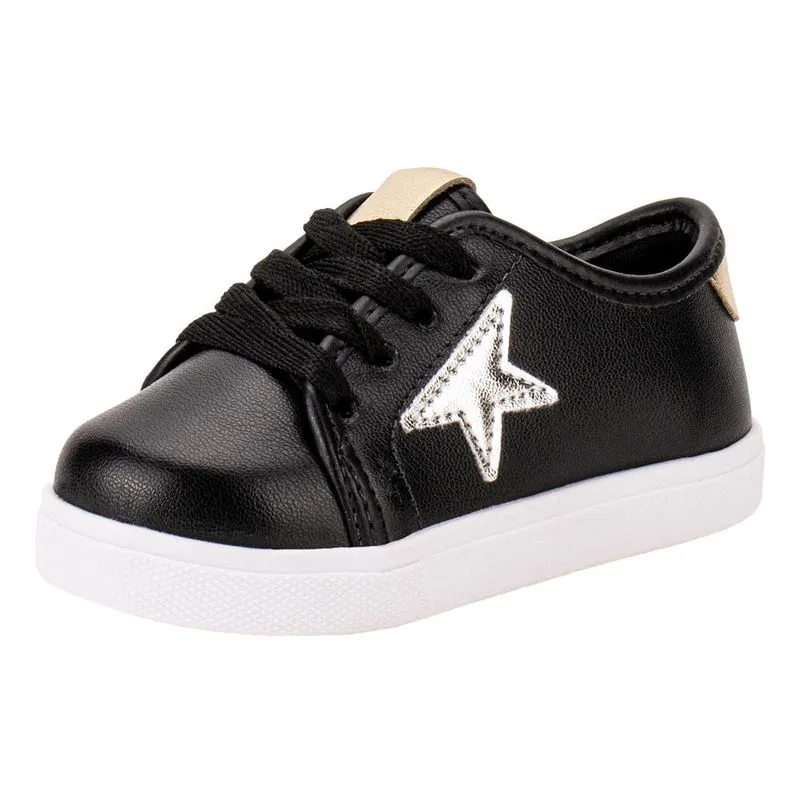 Tênis Infantil Feminino Molekinha 2118580 PRETO 18