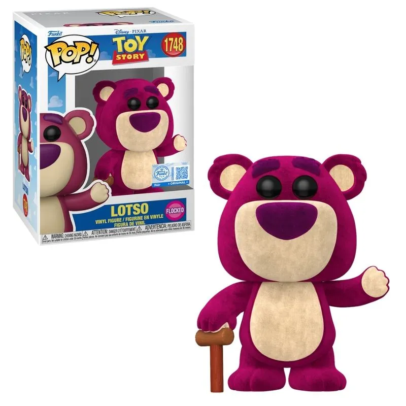 Boneco Funko Pop! Exclusivo Disney Toy Story 3 Lotso Flocked