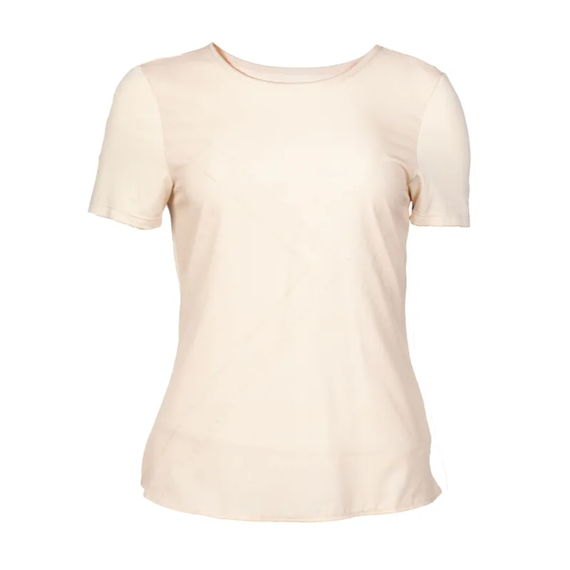 Blusa Feminina Cativa Manga Curta com Estampa Bege Claro - G