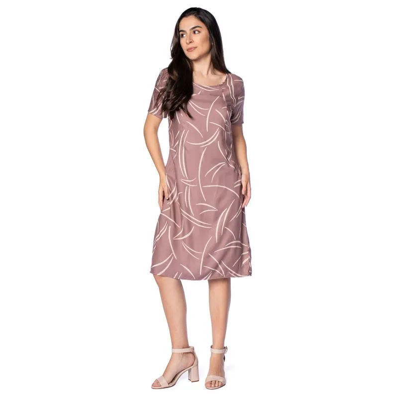 Vestido Feminino Habana Midi Estampa Orgânica - M