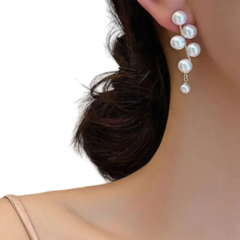Brincos Femininos Pérola Delicado Luxo Festas Noivas - Branco