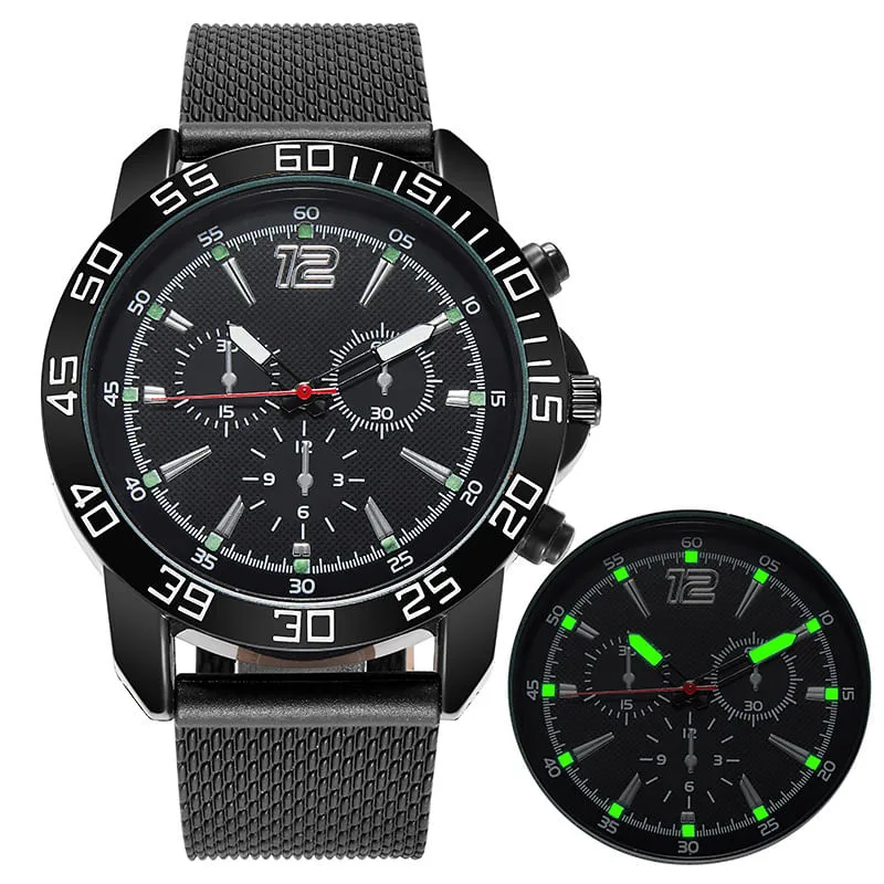 Relógio Masculino Esporte Fino De Luxo Moda Moderno - Preto