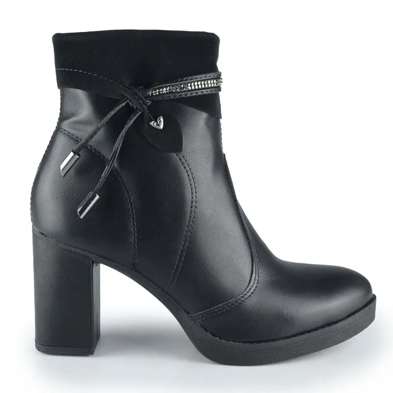 Bota Mississipi Feminina Cano Baixo MA732 001 BERTELI PTO 39