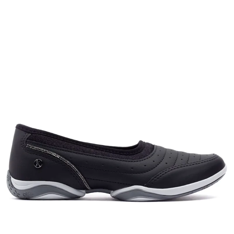 Sapatilha Feminina Kolosh com /detalhe em Strass Preto - 34