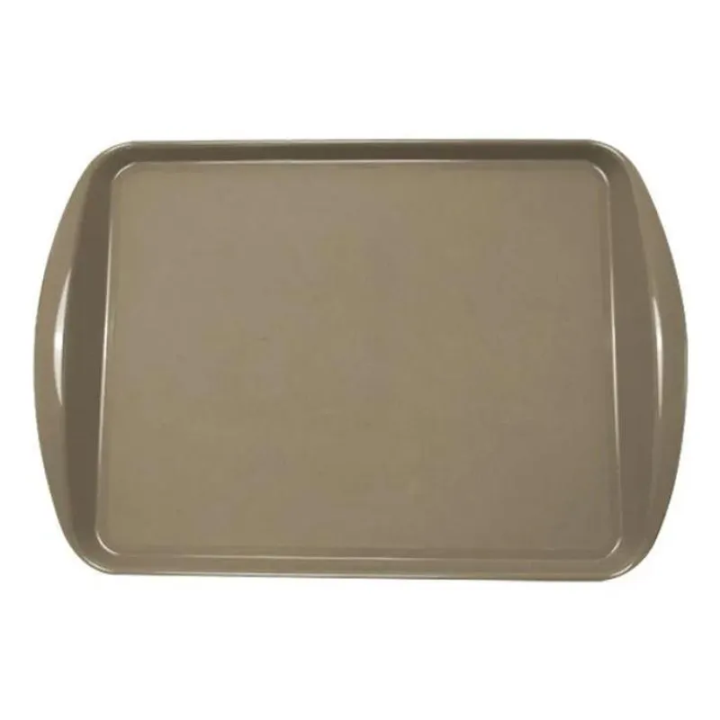 Kit 10 Bandeja Restaurante Self Service Lanches 44 Bege