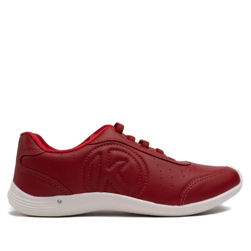 Tênis Feminino Kolosh Casual de Calce Fácil Vermelho - 34