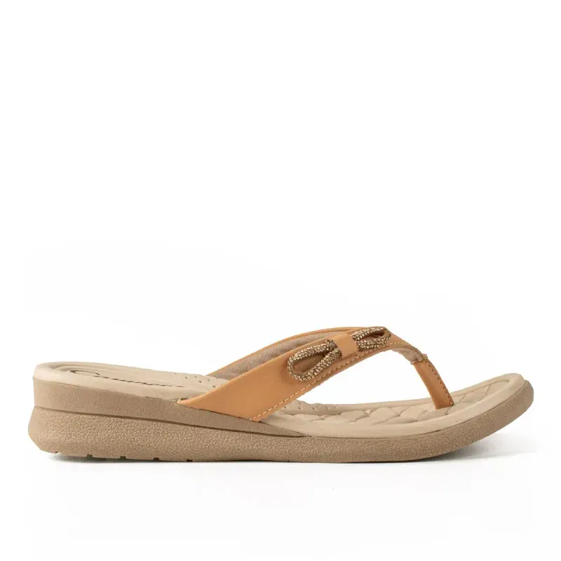 Chinelo Campesí Anabela Caramelo 36