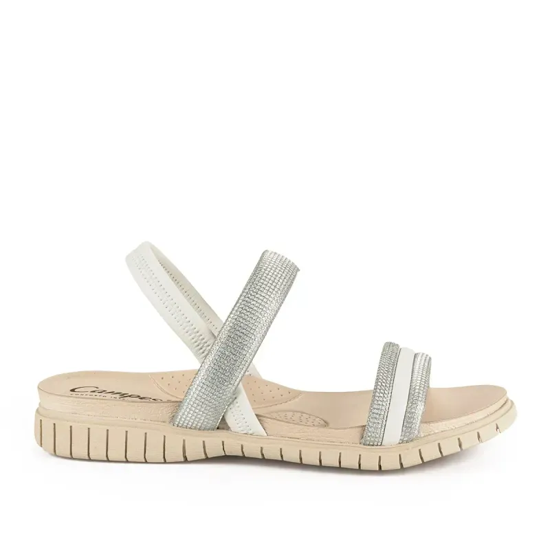 Sandália Campesí Flatform Branca 37