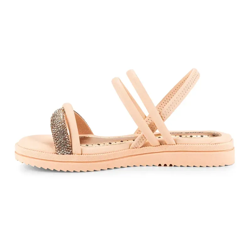 Sandália Pink Cats Infantil Flatform Laranja 26