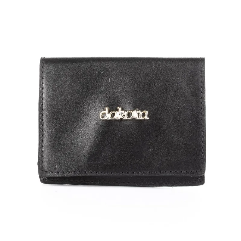 Porta Cartão Dakota de Couro Preto U