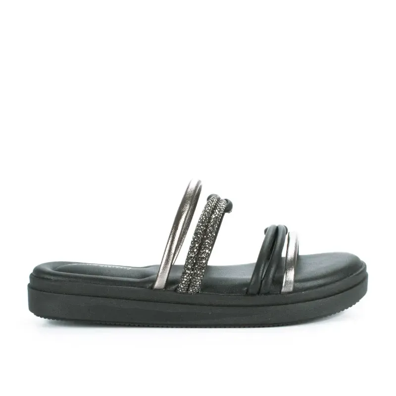 Slide Mississipi Flatform Preto 33