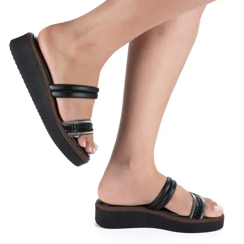 Tamanco Mississipi Flatform Preto 33