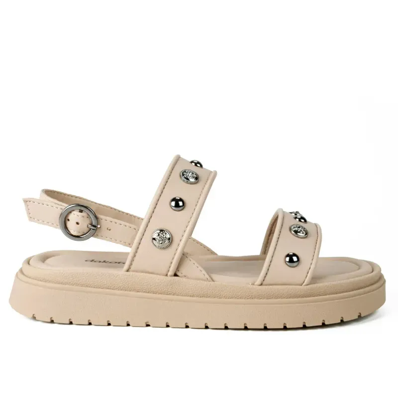 Sandália Dakota Flatform Bege 37