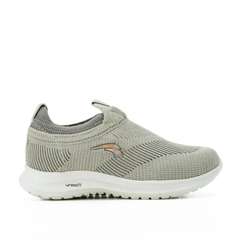 Tênis Kolosh Infantil Esportivo Slip On Cinza 30
