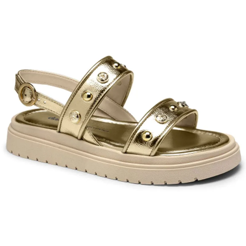 Sandália Feminina Flatform Namaste Champagne Dakota Y8131-0003 36
