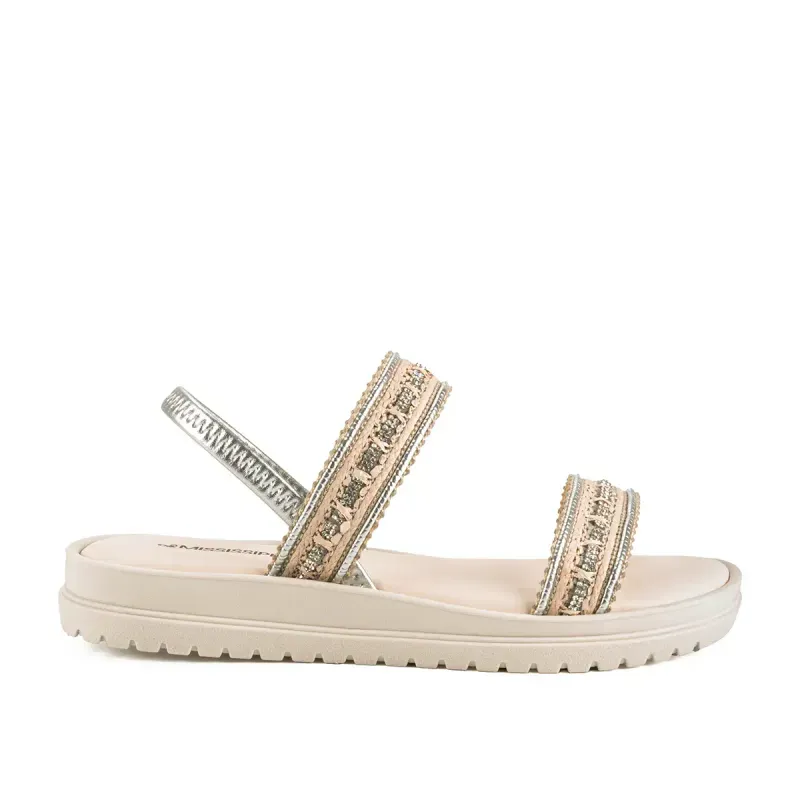 Sandália Mississipi Flatform Bege 34
