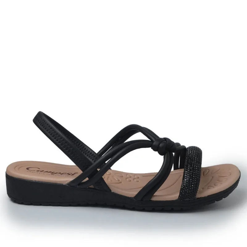 Sandália Flatform Campesi Feminina CP131 006 PRETO/PRETO 34