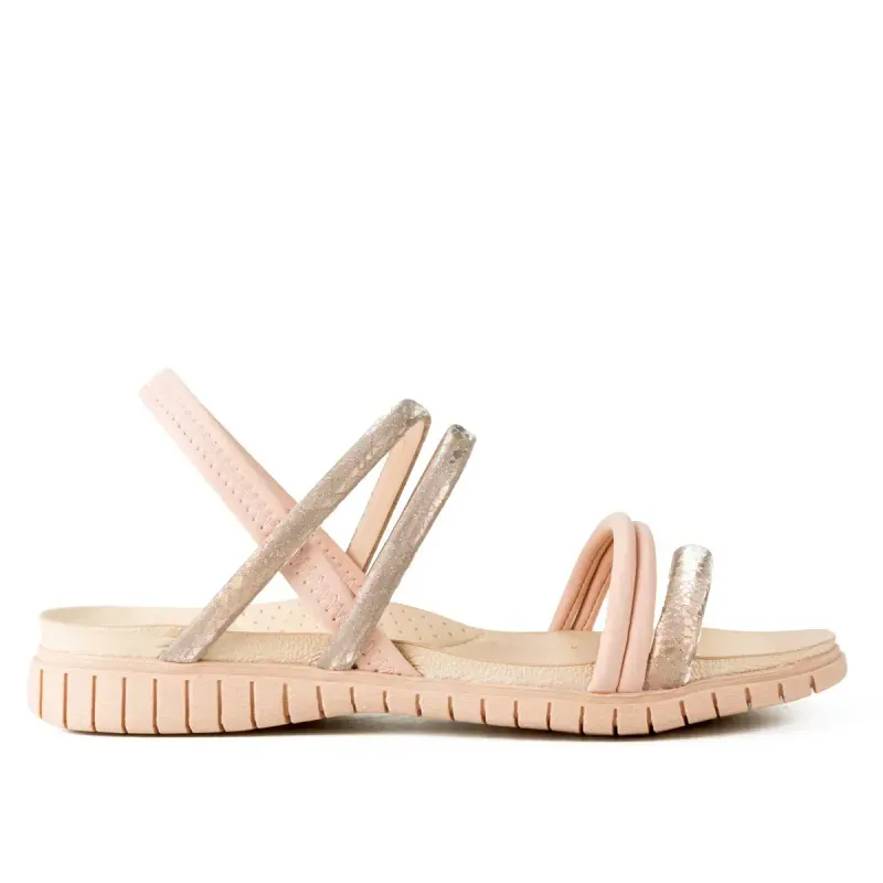 Sandália Campesí Flatform Rosa 34
