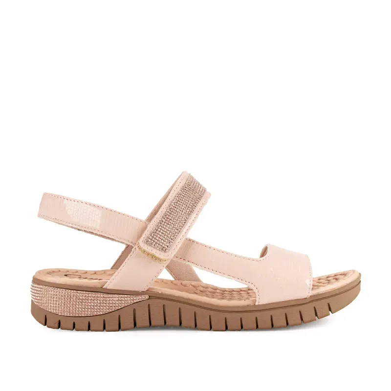 Sandália Campesí Flatform Rosa 37