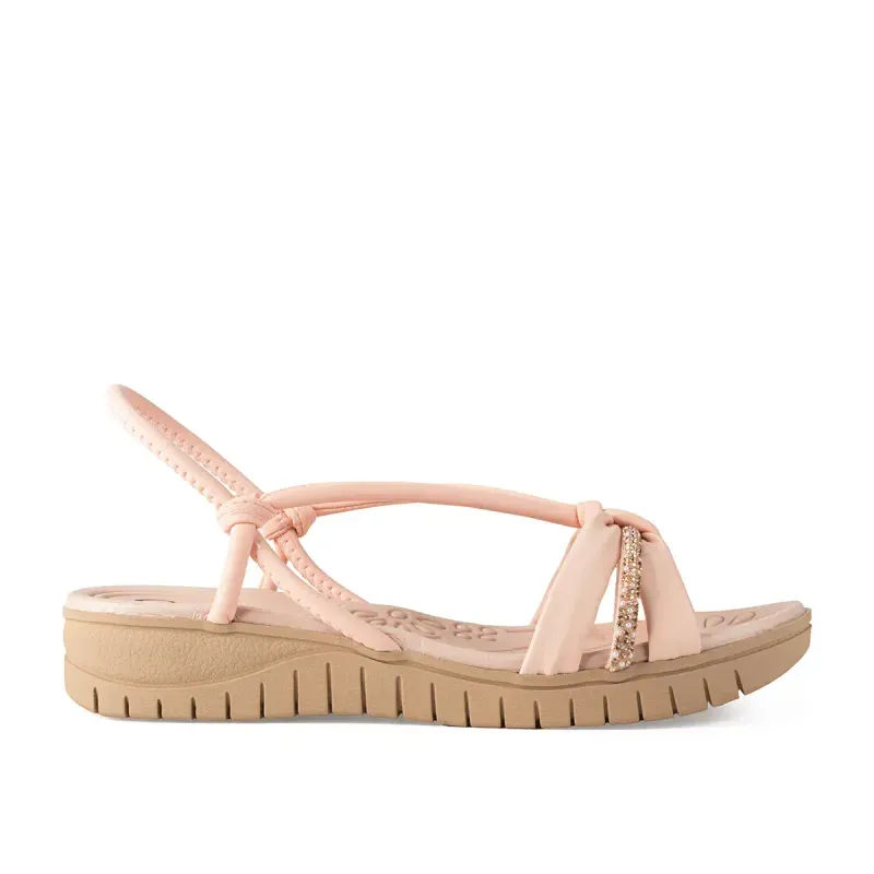Sandália Campesí Flatform Rosa 40