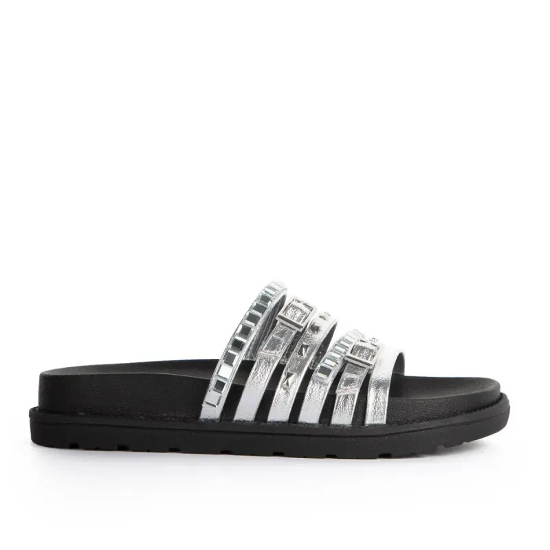 Slide Tanara Flatform Metalizado 35