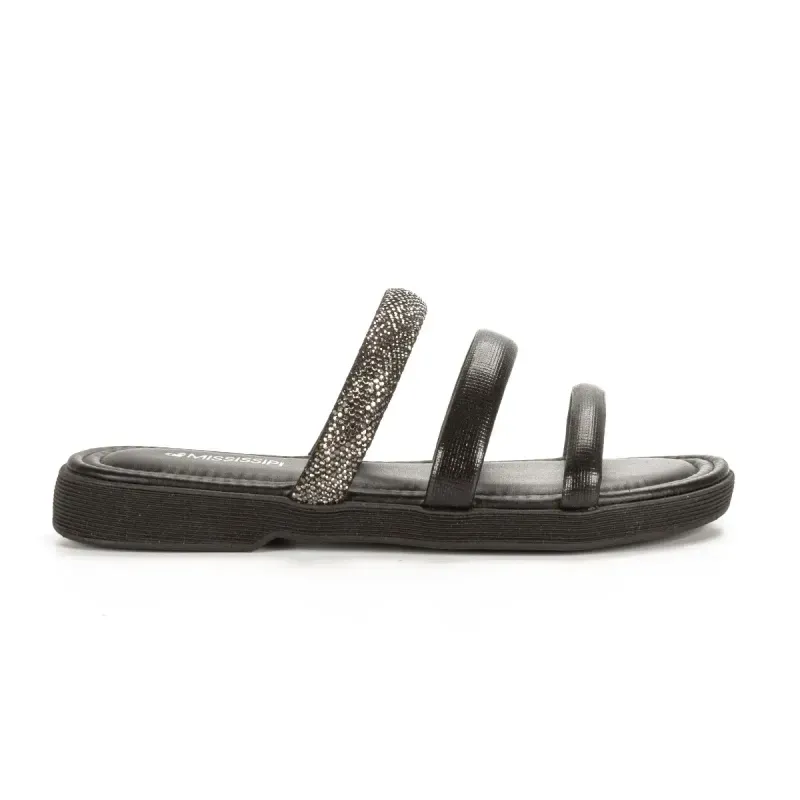 Slide Mississipi Flatform Preto 33