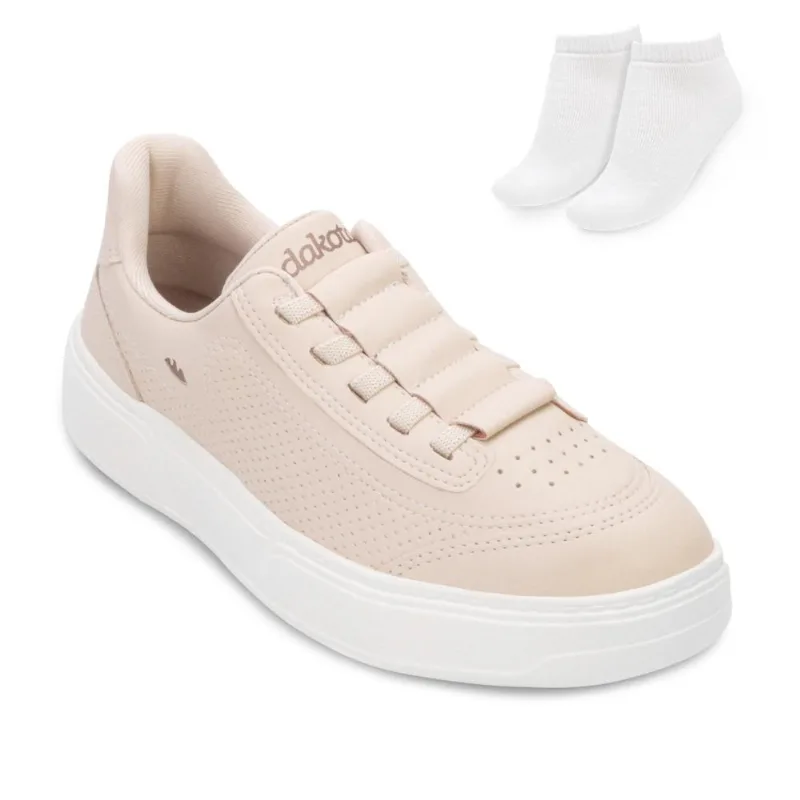 Tênis Casual Dakota e Meia DT24-DA513 34 / Bege