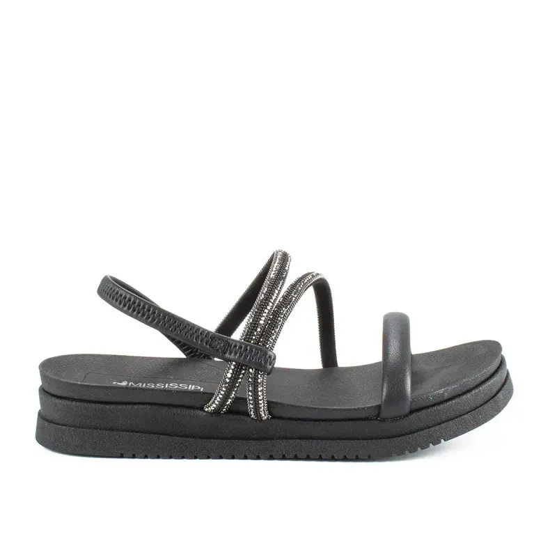 Sandália Mississipi Flatform Preta 33