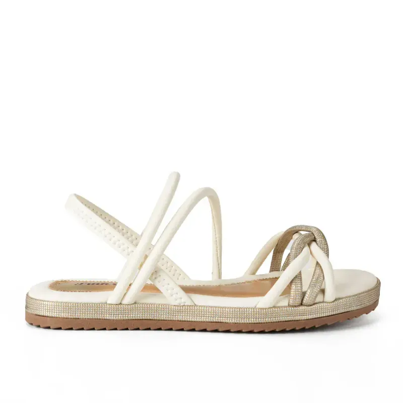 Sandália Pink Cats Infantil Flatform Bege 35