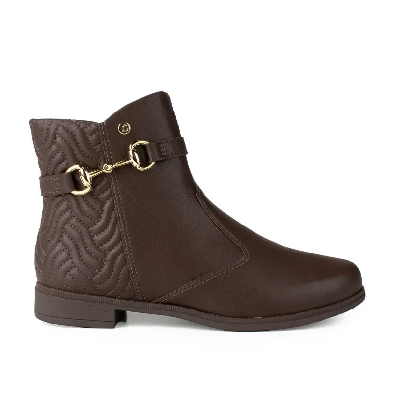 Bota Campesí de Cano Curto Marrom 35