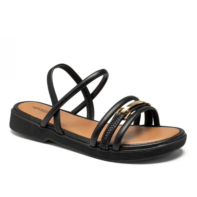 Sandália Mississipi Flatform Preta 38