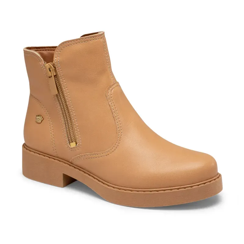 Bota Pink Cats Infantil de Cano Curto Caramelo 29