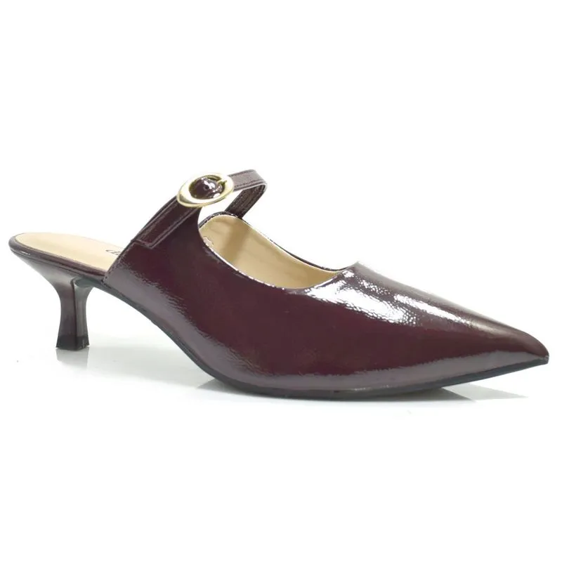 Mule de Salto Feminino Dakota Bordô D0091 38