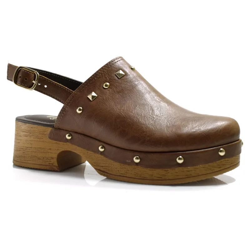 Clog Feminino Dakota Marrom D0102 39