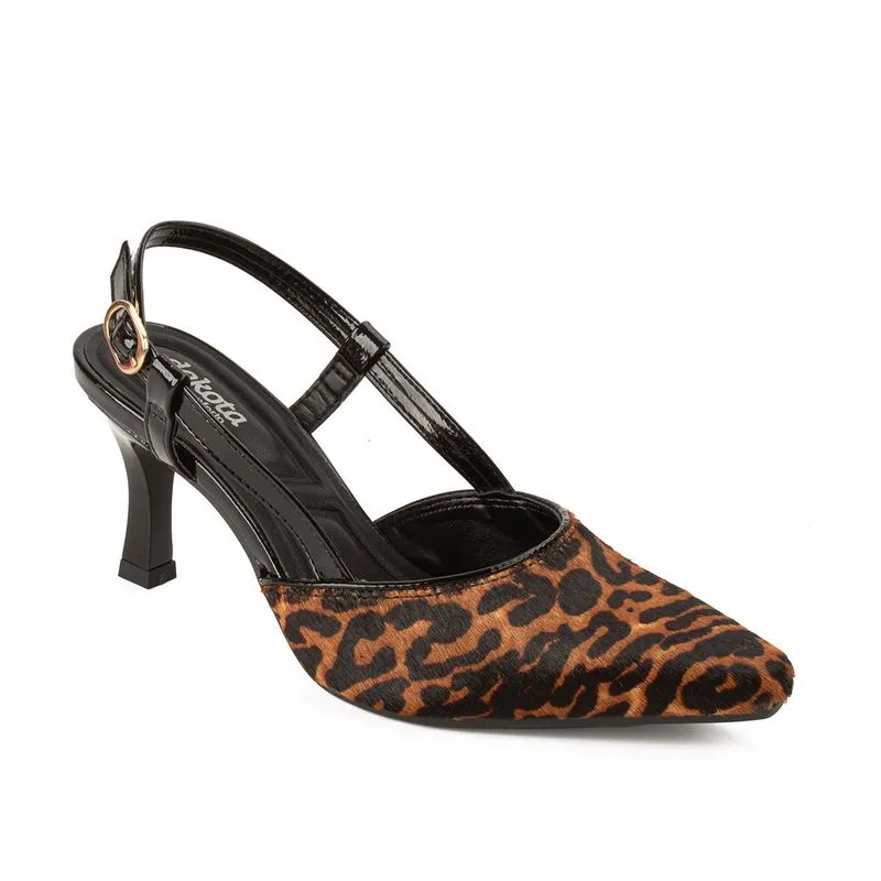 Sapato Dakota de Salto Alto Animal Print 39