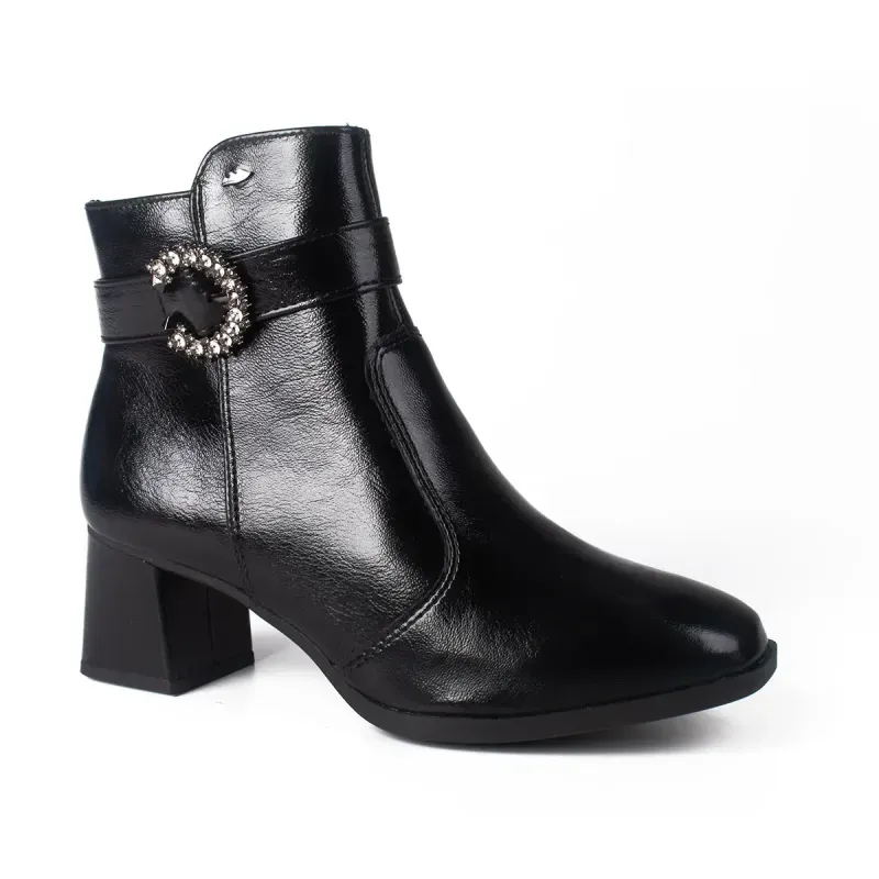 Bota Dakota de Cano Curto Preta 34