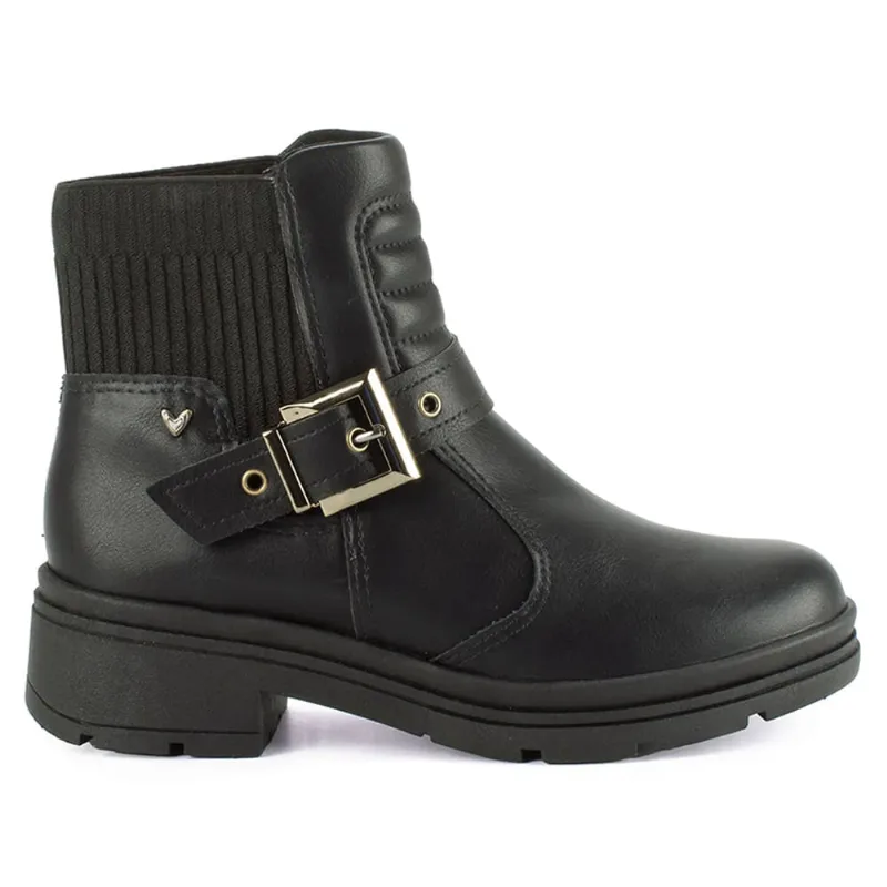 Bota Mississipi de Cano Curto com Fivela Preto - 36