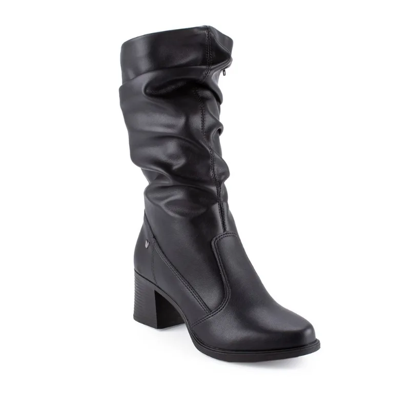 Bota Mississipi de Cano Médio Preta 36