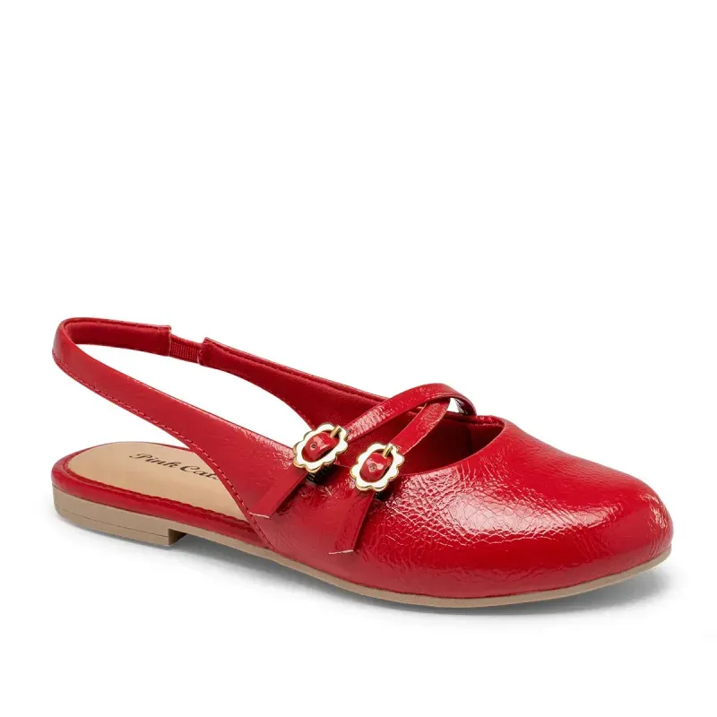 Sapatilha Pink Cats Infantil Vermelha 33