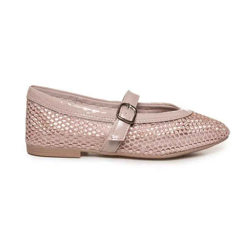 Sapatilha Pink Cats Tela Jules Juvenil Bege 31